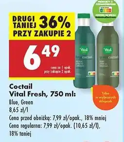 Biedronka Coctail Vital Fresh, 750 ml oferta
