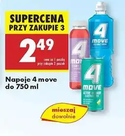 Biedronka Napoje 4 move do 750 ml oferta