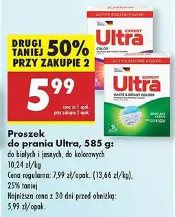 Biedronka Proszek do prania Ultra, 585 g oferta