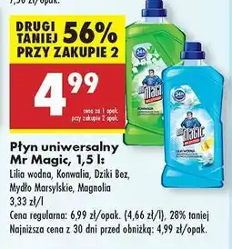 Biedronka Płyn uniwersalny Mr Magic, 1,5 l oferta