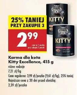 Biedronka Karma dla kota Kitty Excellence, 415 g oferta