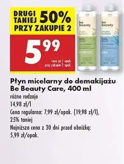 Biedronka Płyn micelarny do demakijażu Be Beauty Care, 400 ml oferta
