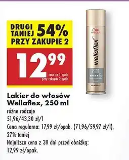 Biedronka Lakier do włosów Wellaflex, 250 ml oferta