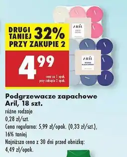 Biedronka Podgrzewacze zapachowe Aril , 18 szt oferta