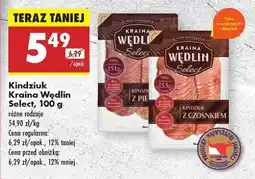 Biedronka Kindziuk Kraina Wędlin Select, 100 g oferta