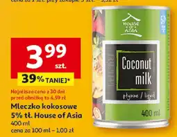 Auchan Mleko kokosowe 5% tł. House of Asia oferta