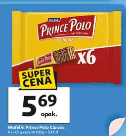 Auchan Wafelki Prince Polo Classic oferta