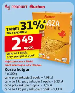 Auchan Kasza bulgur Auchan oferta