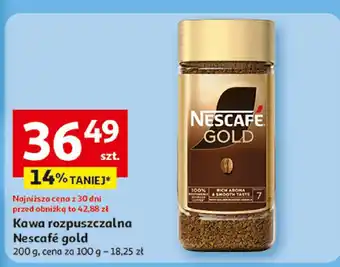 Auchan Kawa rozpuszczalna Nescafe Gold oferta