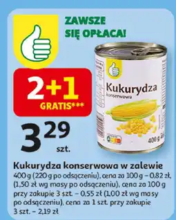 Auchan Kukurydza konserwowa w zalewie Auchan oferta