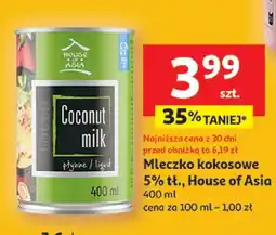 Auchan Mleko kokosowe House of Asia oferta