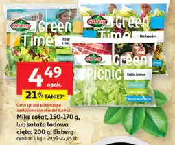 Auchan Sałata lodowa cięta Eisberg oferta