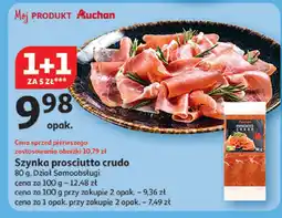 Auchan Szynka prosciutto crudo Auchan oferta