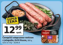 Auchan Cevapcici wieprzowo-wołowe z jalapeño Grill House Sokołów Grill House oferta