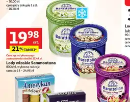Auchan Lody włoskie Sammontana Barattolino oferta
