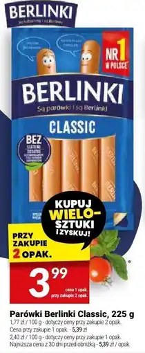 Twój Market Parówki Classic Berlinki oferta
