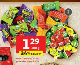 Auchan Karmelki nadziewane Bim Bom Fizzy Boom lub Popinjez Roshen oferta