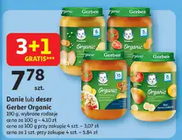 Auchan Danie lub deser Gerber Organic 190g oferta