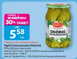 Auchan Ogórki konserwowe Urbanek oferta