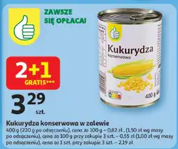 Auchan Kukurydza konserwowa Auchan oferta