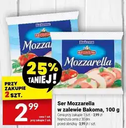 Twój Market Ser Mozzarella w zalewie Bakoma oferta