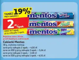 Auchan Cukierki Mentos oferta