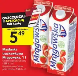 Twój Market Maślanka truskawkowa Mrągowska oferta