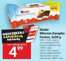 Twój Market Kinder Mleczna Kanapka Ferrero oferta