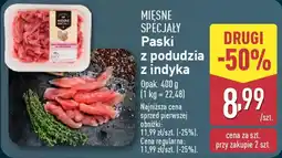 ALDI Paski z podudzia z indyka oferta