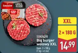 ALDI Big burger wołowy XXL oferta
