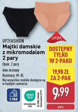 ALDI Majtki damskie z mikromodalem 2 pary oferta