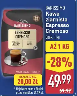 ALDI Kawa ziarnista Espresso Cremoso oferta