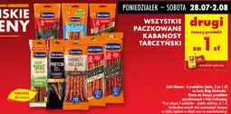 Biedronka WSZYSTKIE PACZKOWANE KABANOSY TARCZYŃSKI oferta
