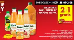 Biedronka WSZYSTKIE SOKI, NEKTARY I NAPOJE RIVIVA oferta