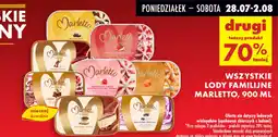 Biedronka WSZYSTKIE LODY FAMILIJNE MARLETTO, oferta