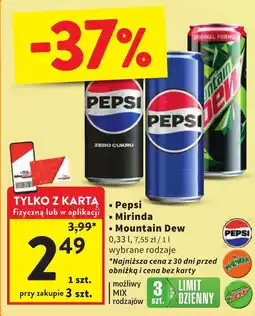 Intermarche Pepsi Mirinda Mountain Dew oferta