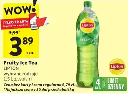 Intermarche Fruity Ice Tea LIPTON oferta