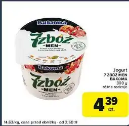 Globi Jogurt żurawina-czerwony grejpfrut Bakoma 7 Zbóż Men oferta