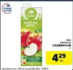 Globi Sok jabłkowy 100% Carrefour Classic oferta