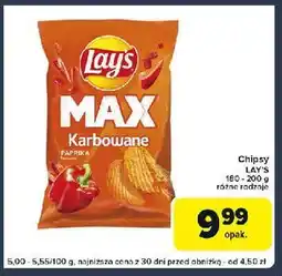 Globi Chipsy paprykowe Lay's Max Karbowane oferta