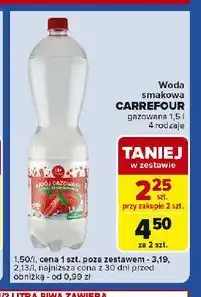 Carrefour Express Woda truskawkowa Carrefour Classic oferta