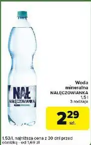 Carrefour Express Woda niegazowana Nałęczowianka oferta