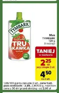 Carrefour Express Mus jabłko-banan-truskawka-marchew Tymbark oferta