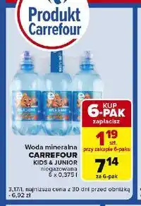 Carrefour Express Woda niegazowana Carrefour Kids oferta