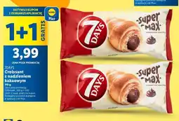 Lidl Rogal z nadzieniem kakaowym 7 Days Super Max oferta
