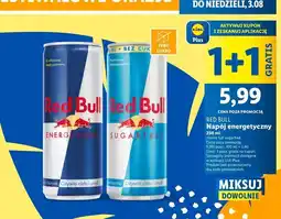 Lidl Napój energetyczny bez cukru Red Bull oferta