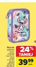Carrefour Piórnik pastel stitch Coolpack oferta