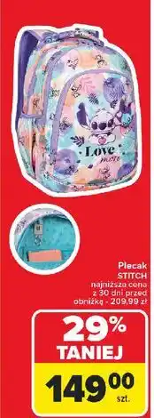 Carrefour Plecak stitch oferta