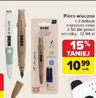 Carrefour Pióro wieczne + 2 naboje bebe Interdruk oferta