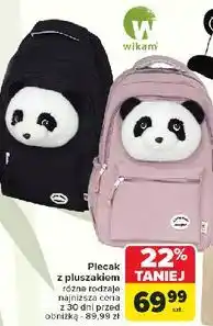 Carrefour Plecak z pluszakiem Wikam oferta